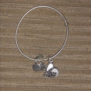 Alex and ani love bracelet